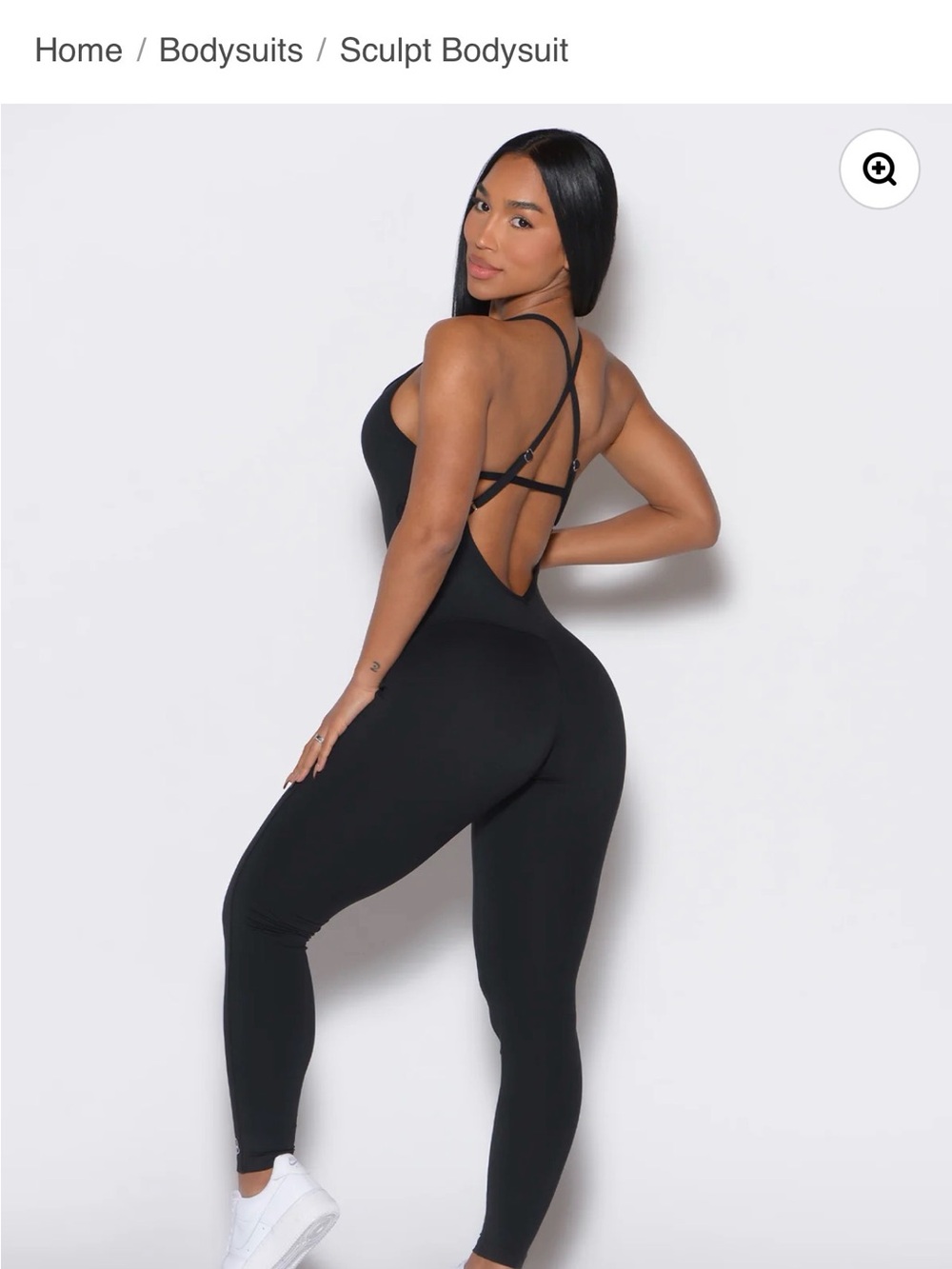 Bombshell Sportswear Black Seamless Sculpt Bodysuit - Picture 2 of 9